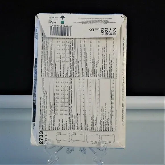 Simplicity 2733 Sewing Pattern - Picture 4 of 6